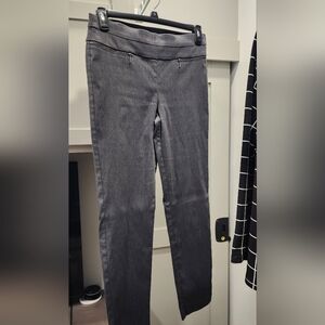 Candie's Stylish Gray Pants With Zipper Accents